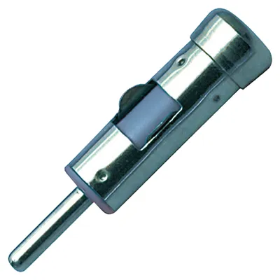 Autoradio-Antennenadapter DIN-ISO, 50 Ohm, 150 Ohm, silber