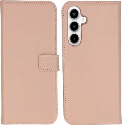 Produktbild von Selencia Echtleder Klapphülle Samsung Galaxy A55 - Dusty Pink