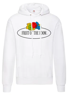 Zdjęcie produktu dla Fruit of the Loom Bluza z kapturem Fruit of the Loom z dużym logo w stylu vintage