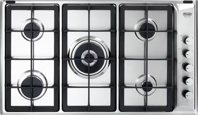 Immagine prodotto di De Longhi IL 59 PRO ND Piano Cottura Acciaio Da Incasso 86 cm Gas 5 Fornelli