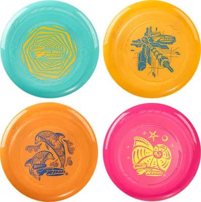 Produktbild von Wham-O Frisbee Go 4er Pack Flugscheibe ab 5 Jahren, 22.86 cm - 70g
