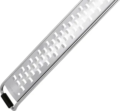 Produktbild von Westmark Technicus-Pro, Flache Reibe, Schwarz, Edelstahl, Kunststoff, Edelstahl, 36 mm, 399 mm, 28 mm