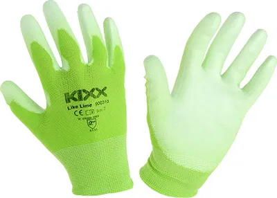 Produktbild von Kixx Gartenhandschuhe Gr.7 Hellgrün Limette Arbeitshandschuhe