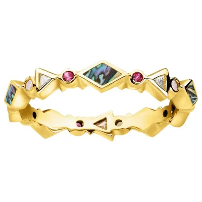 Zdjęcie produktu dla Pierścionek Thomas Sabo TR2229-295-7-52 pozłacany srebrem
