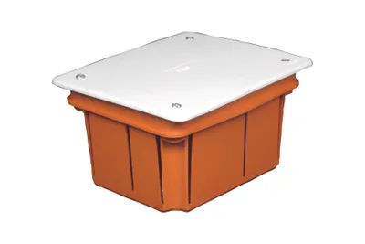 Immagine prodotto di Cassetta di derivazione da incasso muro 119x96x70 con coperchio e viti IP40 FAEG FG10210