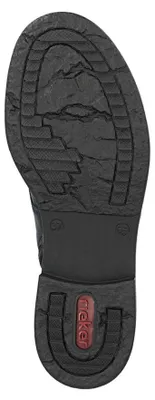 Produktbild von Rieker Damen Stiefelette Anflechter-Machart Aufnäher weicher Einstieg 71222, Größe:37 EU, Farbe:Schwarz