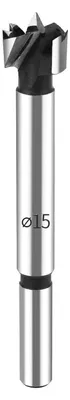 Productafbeelding van Forstnerboor, 15 mm, voor hout, diameter 15 mm, lengte 90 mm, met ronde schacht