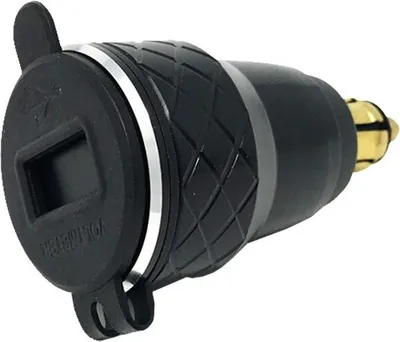 Produktbild von Interphone DIN Adapter 2xUSB 4,2A Motorrad bordsteckdose