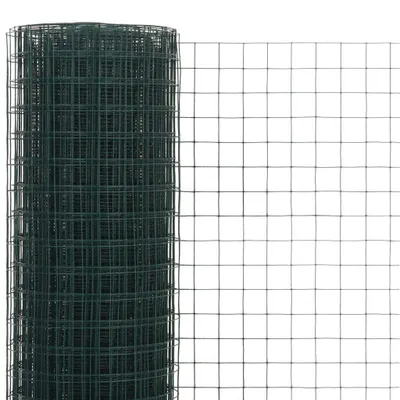 Produktbild von "Winter Sale" Metallzäune - Grün Drahtzaun Stahl mit PVC-Beschichtung 10x0,5 m Grün DE7437546