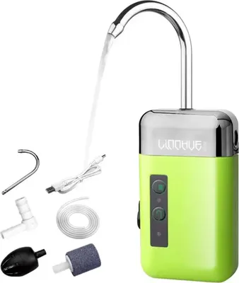 Obrázek produktu pro Rybářská kyslíková pumpa, automatický indukční absorbér vody, 3 režimy, LED N2G9