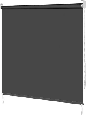 Obrázok produktu pre Zatemňujúca roleta - Termo roleta - 140x240 cm - 100% zatemnenie - Tepelná izolácia - Ochrana proti UV žiareniu - Vodotesná - Polyester potiahnutýPolyuretán- Biela