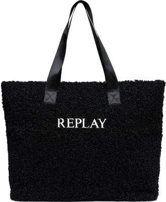 Image de REPLAY sac shopper sac à épaule Shopper Black noir