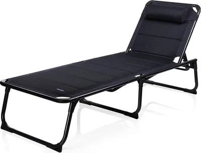 Produktbild von Sonnenliege für Garten, Terrasse und Balkon / Gartenliege \ Sonnenliege, Liegestuhl, Gartenstuhl, tragbarer Strandstuhl