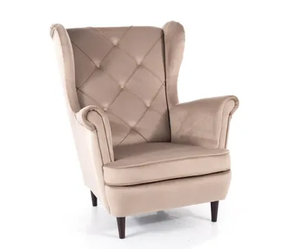 Image de Fauteuil tapissé DANYLO - beige foncé