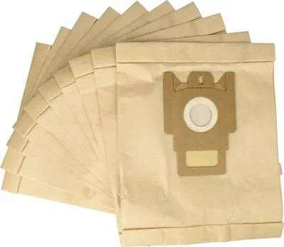 Produktbild von vhbw 10x Staubbeutel kompatibel mit Miele Mondia HS, 1200, M Staubsauger - Typ M 28cm x 20,5cm Sandfarben