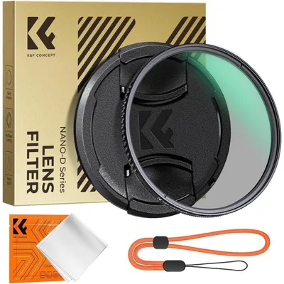Image de Filtre polarisant circulaire de 67 mm, filtre CPL, verre optique, revêtement nanométrique 24 fois pour objectifs d'appareil photo