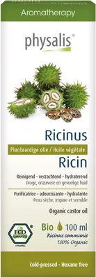 OLEJEK KOSMETYCZNY RYCYNOWY ECO 100 ml - PHYSALIS