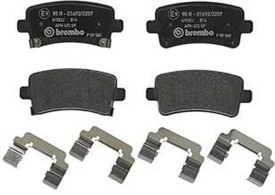 Productafbeelding van Brembo remblokken, schijfrem achteras, artikelnummer P 59 060