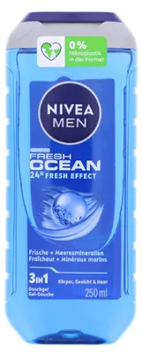 Zdjęcie produktu dla NIVEA MEN 6538180003 NIVEA MEN Fresh Ocean Duschgel & Shampoo 250 ml