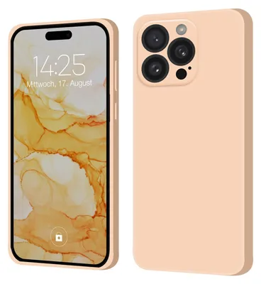 Produktbild von Hülle für Apple iPhone 16 Pro Max Case Cover Bumper Smartphone Softgrip Schutzhülle Farbe: Rosa