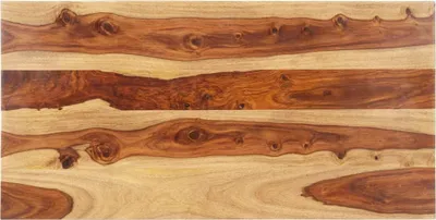 Image de Plateau en bois d'acacia massif, épaisseur 25 à 27 mm, dimensions 60 x 100 cm