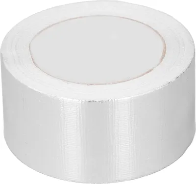 Image de Bande de feuille d'aluminium en fibre de verre r?sistante ? la chaleur pour la r?paration des gaines de chauffage et de climatisation 25m6cm