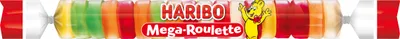 Zdjęcie produktu dla Żelki Haribo Mega Roulette Owocowe 45 g