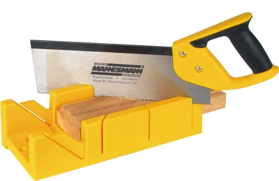 Produktbild von BRÜDER MANNESMANN M30182 Gehrungsschneidlade mit Rücksäge