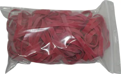 Produktbild von 100 g Gummiringe rot 60 mm Ø 1,2 x 5 mm breit