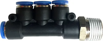 Produktbild von Pneumatik Druckluft Verteiler-Schwenkverschraubung (PKB) Ø 4 mm mit Gewinde M5