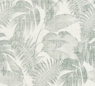 Produktbild von Livingwalls Dschungeltapete New Walls Palmentapete Cosy & Relax Vliestapete grün creme beige 10,05 m x 0,53 m