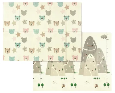 Zdjęcie produktu dla Baby Ono, mata edukacyjna dwustronna, 150 x 200 cm