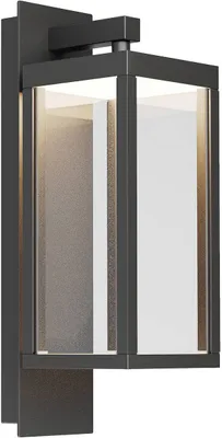 Produktbild von Lucande LED-Außenwandleuchte Ferdinand, grau, Metall, 38 cm