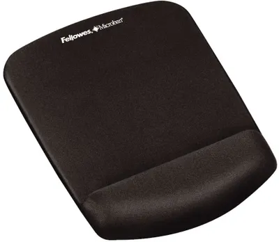 Productafbeelding van Fellowes® 9252003 PlushTouch™ polssteun met muismat - zwart