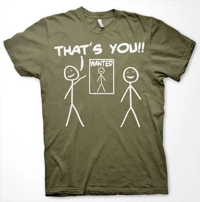 Produktbild von Thats You - Wanted T-Shirt - X-Large - Olive