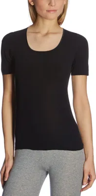 Produktbild von Schiesser Damen Spenzer 1/2 Arm Gr. 38  schwarz