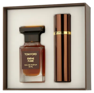 Produktbild von Tom Ford Ébène Fumé 50 ml EdP Set mit Travel Spray