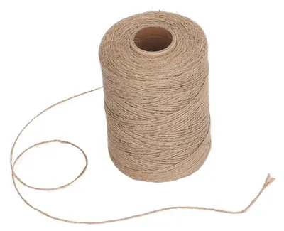 Produktbild von Juteseil aus starkem Hanf, 2 mm, 2-lagige Schnur, Sicherheitsschutz, Heimwerker, Kunsthandwerk, Kunst, Gartenarbeit, Anwendungen, 300 Meter