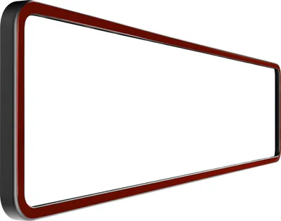 Produktbild von Kennzeichenhalter Zusatzrahmen für L&P A0147 / L&P A0149 Farbrahmen Rot