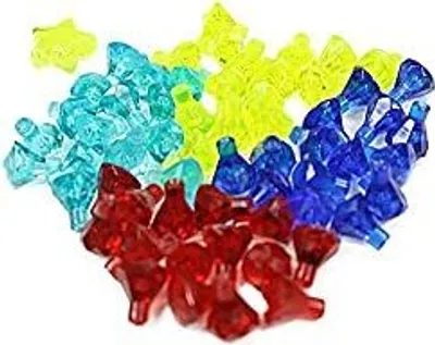Zdjęcie produktu dla LEGO 60 Diamanten in 4 verschiedenen Farben plus 1 trans neonfarbenen Stern #1