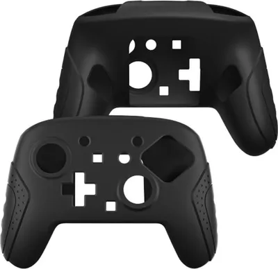 Produktbild von Für Nintendo Switch 2 Rutschfeste Silikonhülle für Pro Gaming Controller Schwarz
