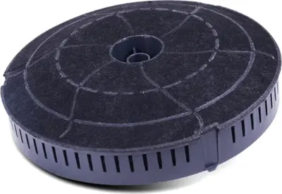 Produktbild von Trade-Shop Aktivkohlefilter Ø178mm ersetzt IKEA 482000009736 70401952 NyttigFIL440, Indesit C00385095 C00333905 C00411005, Samsung DG81-02279A