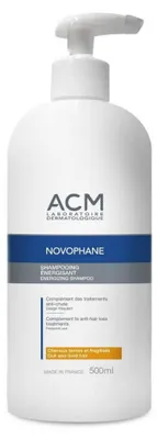 Zdjęcie produktu dla Laboratoire ACM, Novophane, szampon do pielęgnacji włosów, o działaniu pobudzającym, do włosów cienkich, 500 ml
