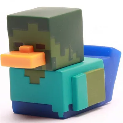 Produktbild von TUBBZ Badeente Minecraft Zombie Mini Vinyl 5 cm