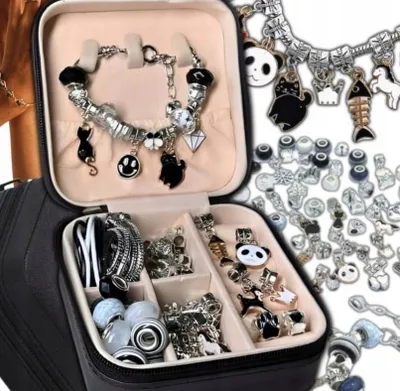 Produktbild von Modebelle Kreativer Schmuckbastel-Set - Armbänder & Halsketten