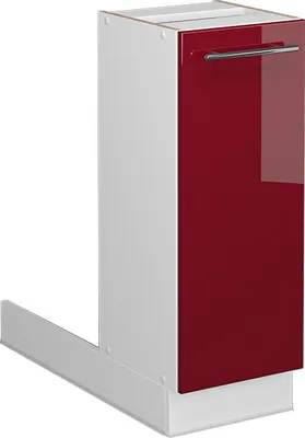 Produktbild von Kücheninsel Vicco Fame-Line Bordeaux Hochglanz 30 cm ohne Arbeitsplatte, Model 38541