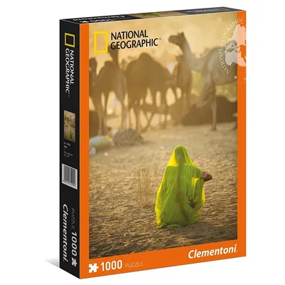 Produktbild von Clementoni Puzzle National Geographic "Sari" 1000 Teile 33x48cm Indien Pakistan