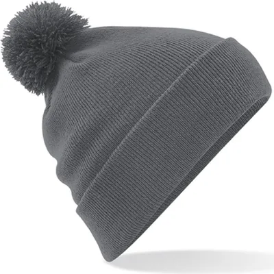 Produktbild von Beechfield B426 | Original Pom Pom Beanie Wintermütze - Farbe: Graphite Grey - Größe: One Size