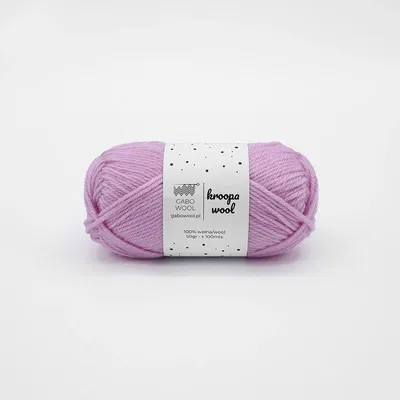 Produktbild von Gabo Wool Kroopa 100% Wolle Lila - Ideal für Einzigartige Jacquard-Projekte