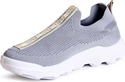 Produktbild von topschuhe24 3011 Damen Light Slipper Plateau Sneaker, Farbe:Grau, Größe:41 EU